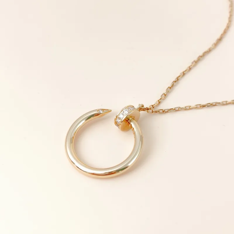CARTIER Necklace Juste un Clou Necklace Yellow Gold 18KY ellow Gold Diamond One Size 42cm — cover view 2 of 11