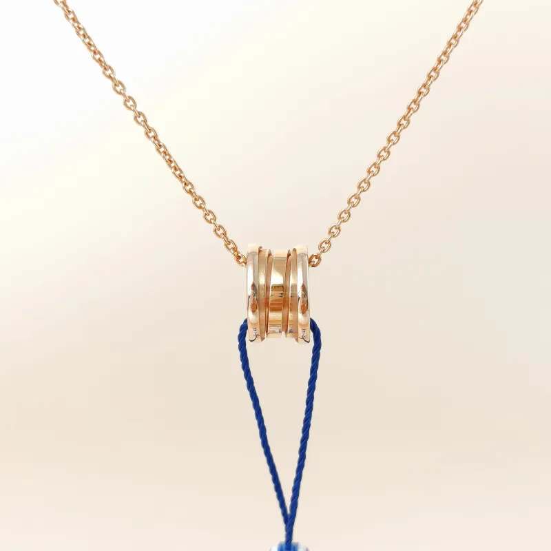Bvlgari Necklace B.ZERO1Collection Necklace Rose Gold 18KR ose Gold One Size 45cm