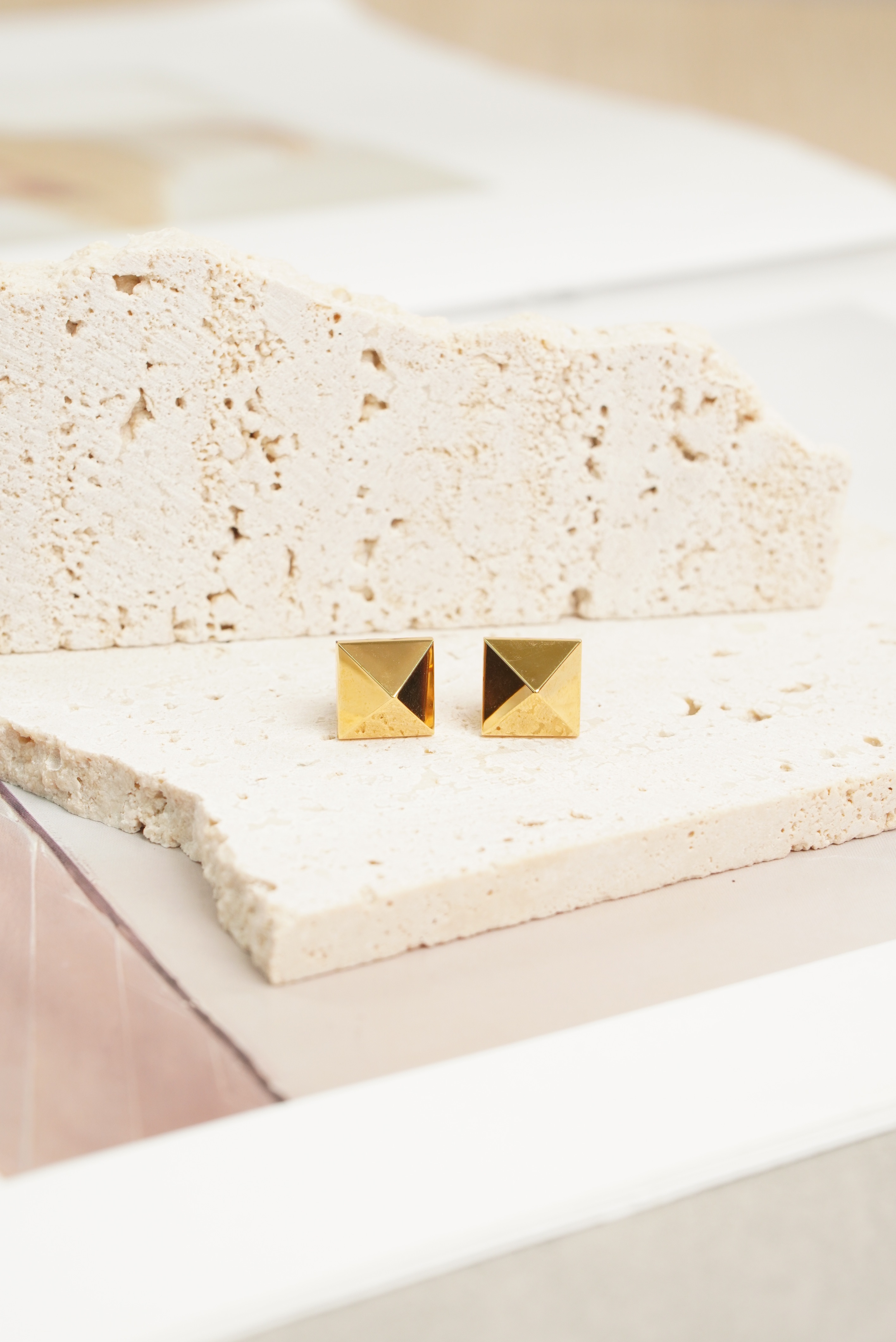 Valentino Earrings Earrings Gold One Size