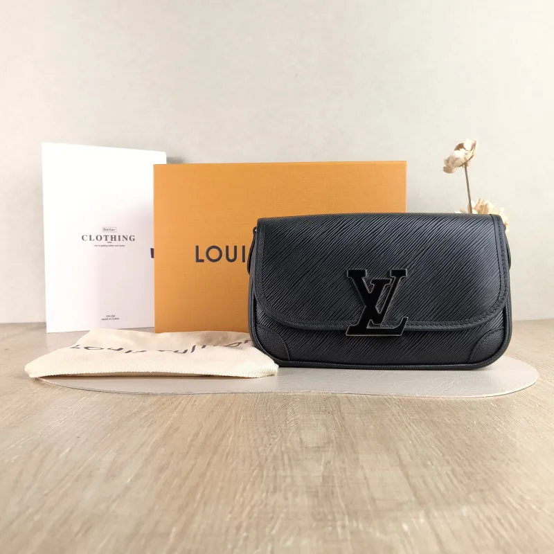 Louis Vuitton Shoulder Bag BUCI Black Epi Embossed Calfskin One Size 24.5 × 9 × 15.5 cm — cover view 2 of 6