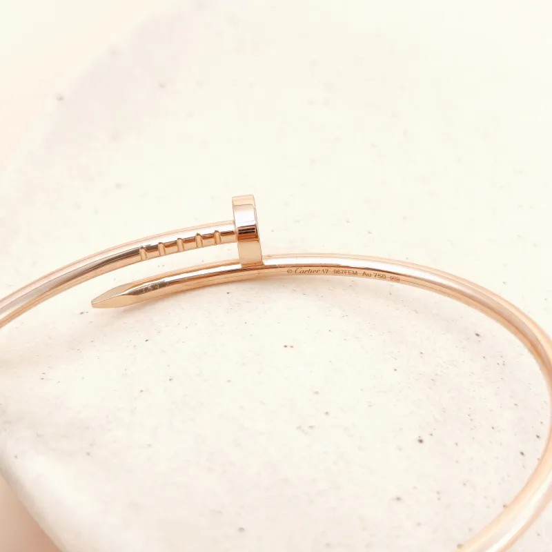 CARTIER Bangle Juste un Clou Bangle Rose Gold 18KR ose Gold Small 17 — cover view 3 of 8