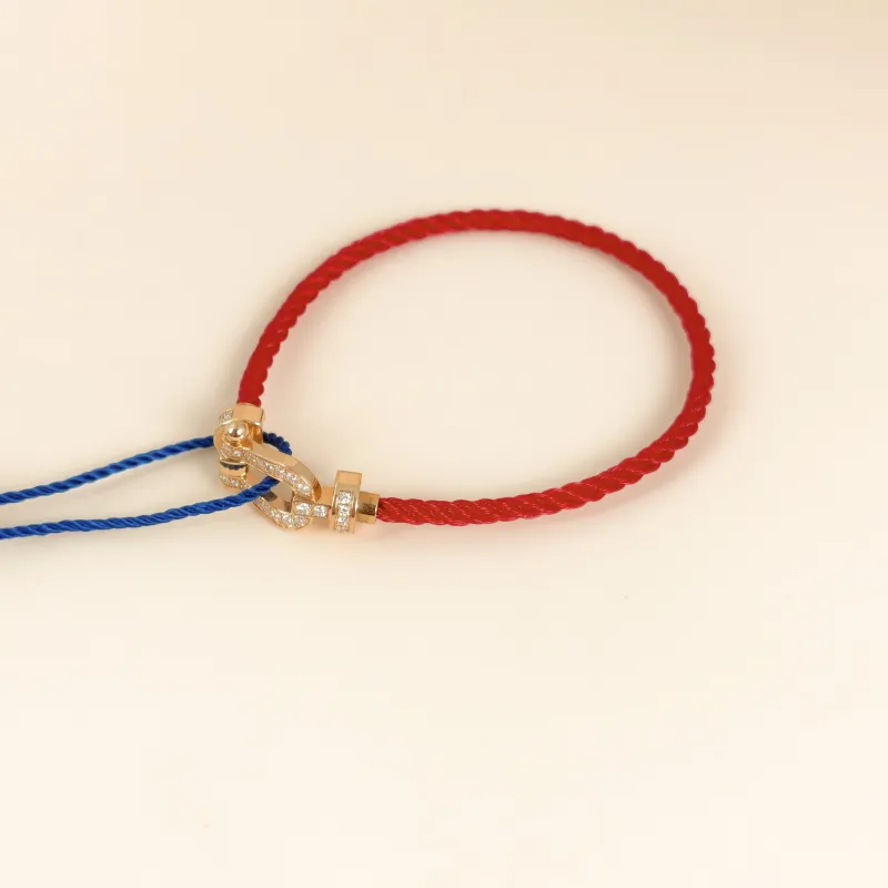 FRED Bracelet Force 10 Collection Bracelet Red Diamond18KR ose Gold Medium2*1cm — cover view 6 of 6