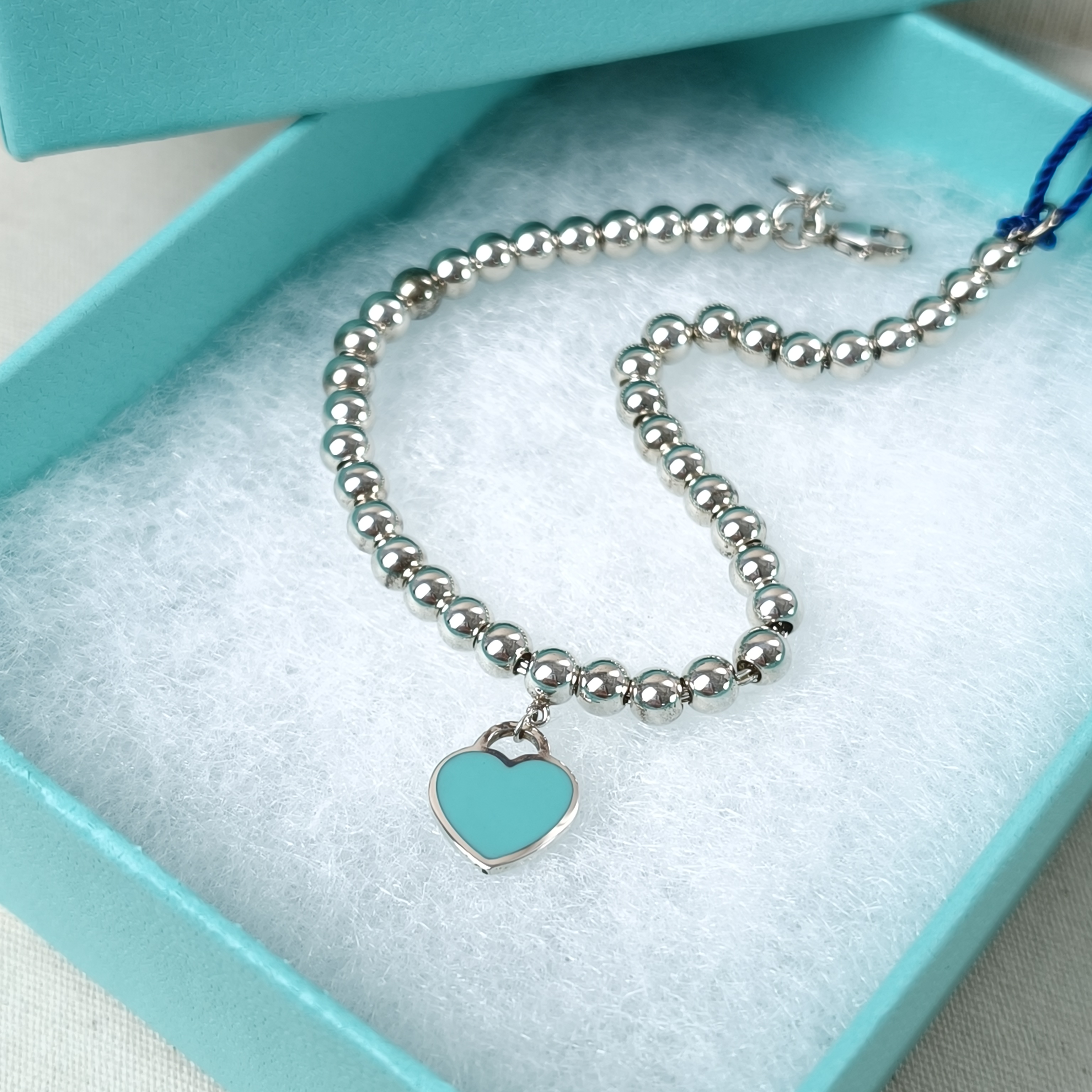 Tiffany&Co. Bracelet Return to Tiffany™ Blue Silver925 One Size16cm One Size — cover view 9 of 10