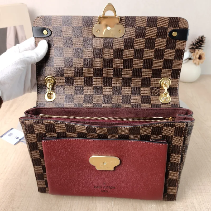 Louis Vuitton Shoulder Bag VAVIN Red · PVC Small 25 × 9.5 × 17 cm — detail view 12 of 13