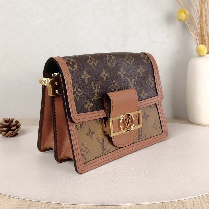 Louis Vuitton Crossbody Bag Dauphine Monogram PVC Mini 20 × 9 × 15 cm — cover view 2 of 5
