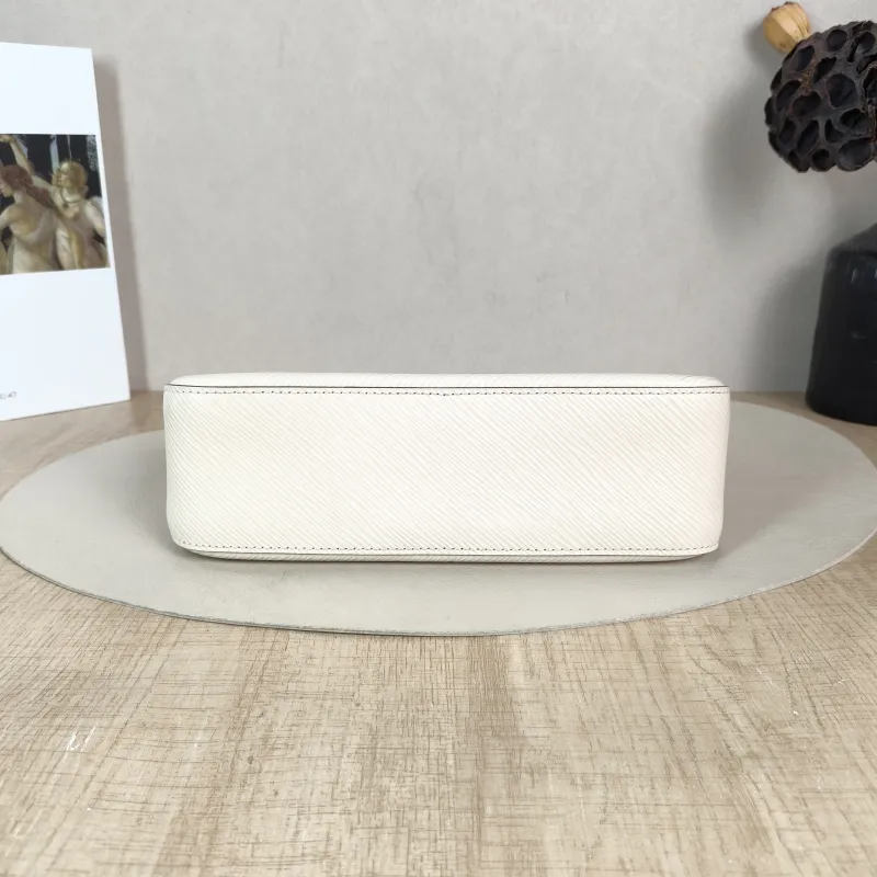 Louis Vuitton Crossbody Bag MARELLE White Epi Embossed Calfskin Small 25 × 8 × 15 cm — cover view 2 of 5