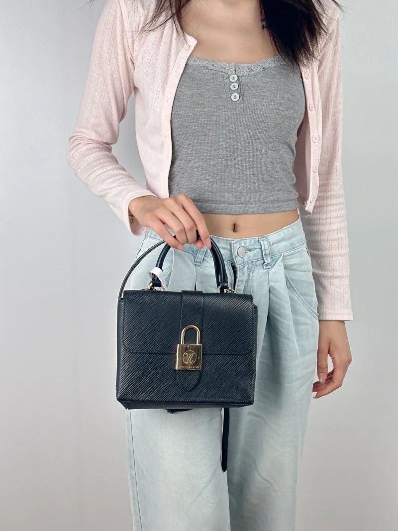 Louis Vuitton Crossbody Bag Locky BB Black Epi Embossed Calfskin BB 20 × 7.5 × 16 cm — on-model view 3 of 3