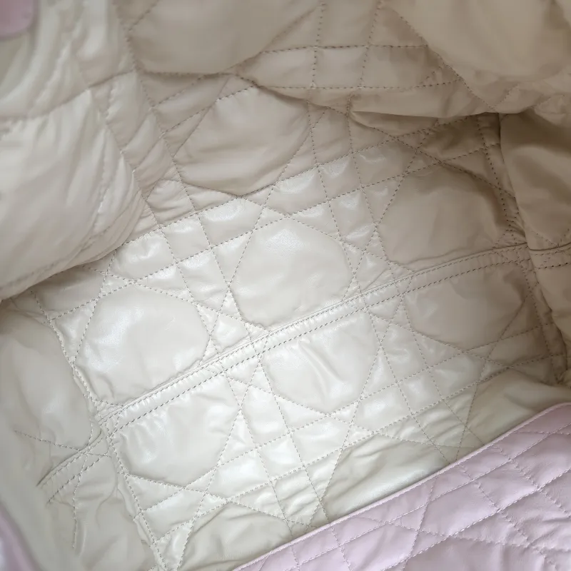 DIOR Top Handle Bag TOUJOURS Pink White Calfskin Medium28.5 × 17 × 21.5 cm — detail view 7 of 10
