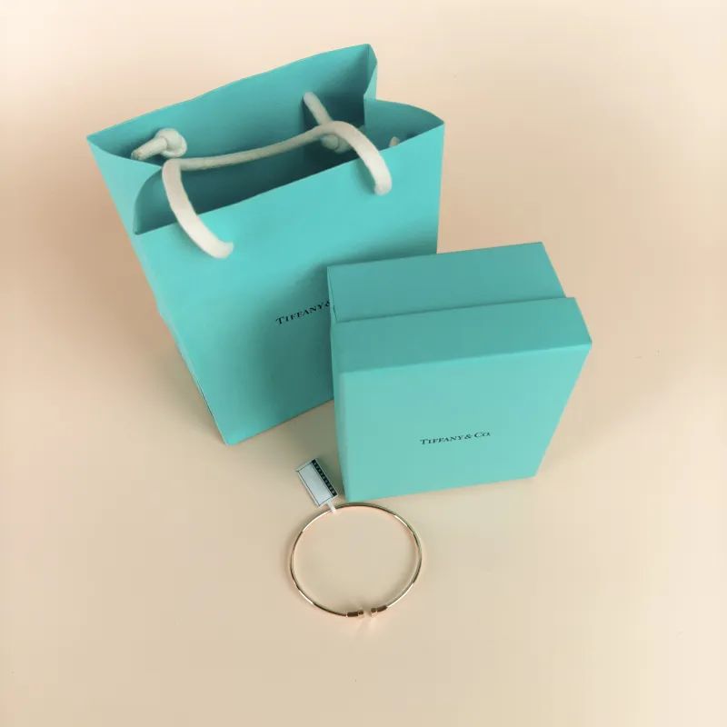 Tiffany&Co. Bangle T Collection T Rose Gold Rose Gold 18KR ose Gold One Size 17cm — cover view 3 of 5