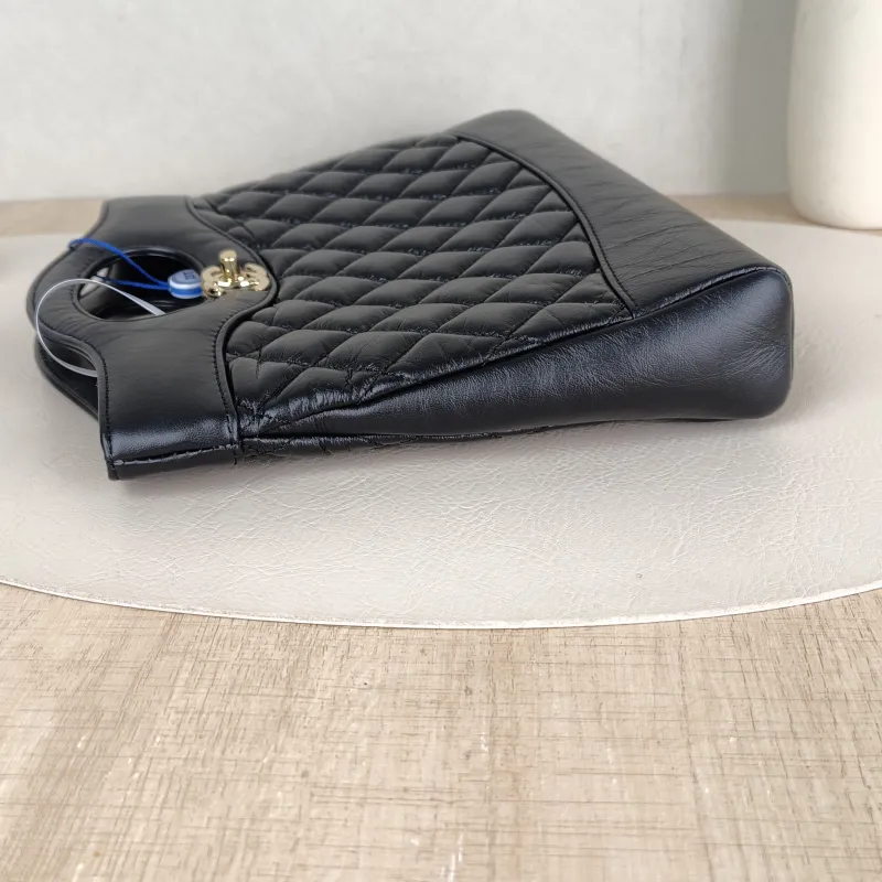 Chanel Crossbody Bag31Bag Black Waxed Leathermini23 × 5.5 × 22 cm — detail view 10 of 13