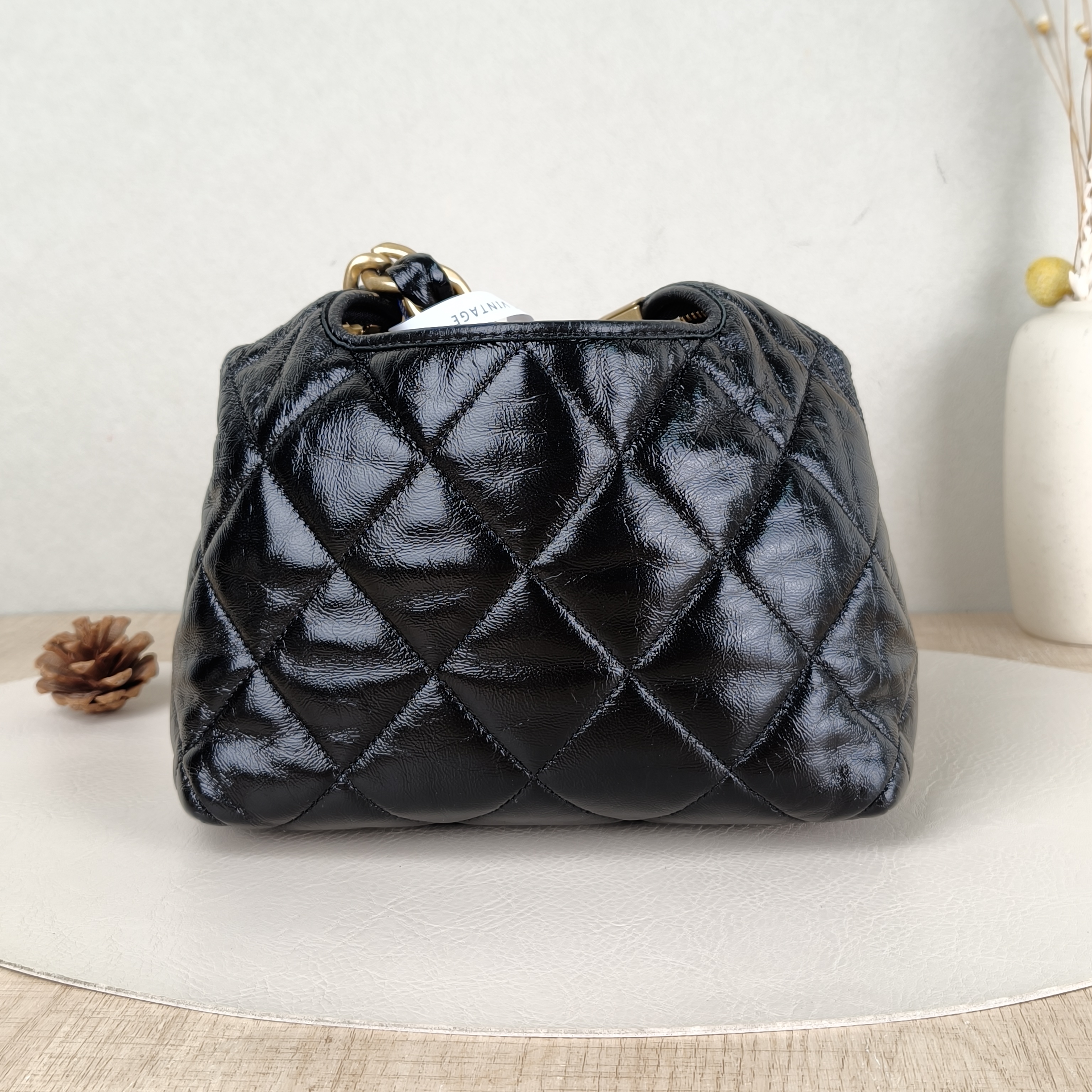 Chanel Shoulder Bag Hobo Black Lambskin Small22.5 × 8.5 × 19.5 cm — cover view 5 of 5