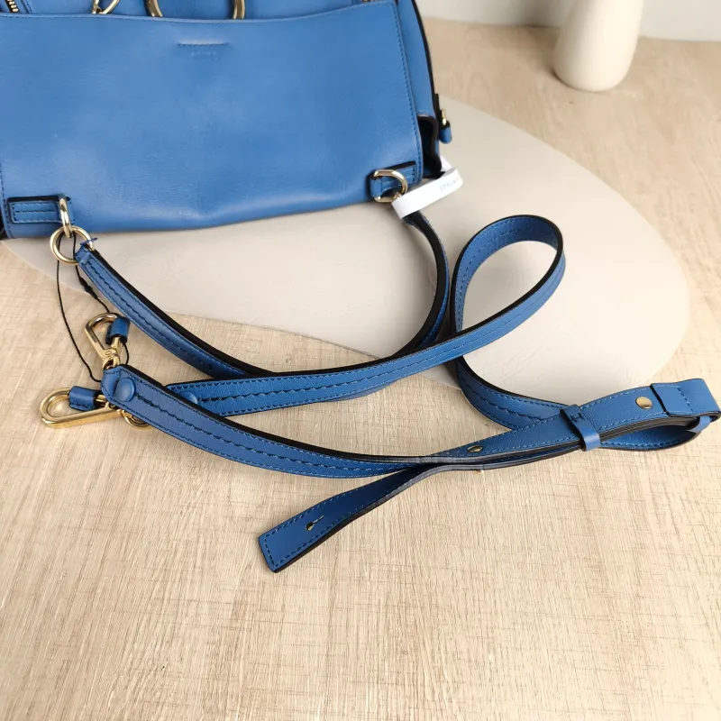 Chloé Crossbody Bag Crossbody Bag Blue Calfskin One Size 33 × 13 × 21 cm — detail view 10 of 12