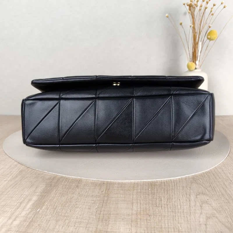 SAINT LAURENT Shoulder Bag Jamie Carre Chain Bag Black Lambskin Large33 × 9 × 22 cm — cover view 5 of 5
