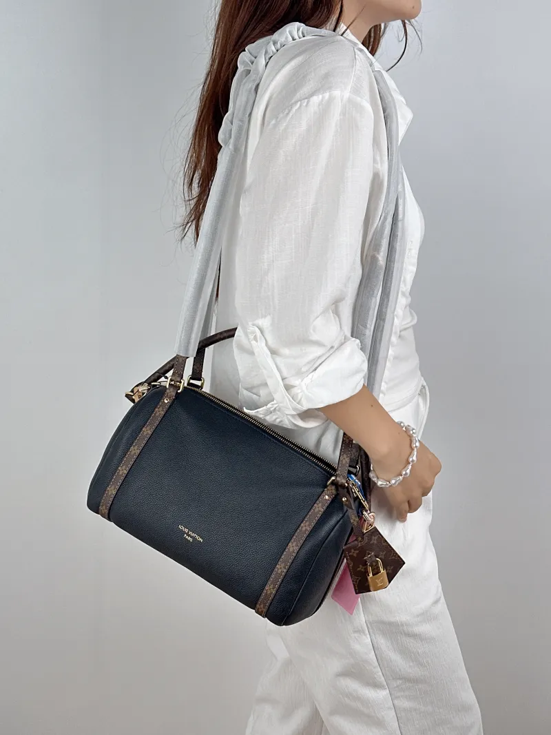 Louis Vuitton Shoulder Bag EXPRESS Shoulder Bag Black Calfskin Small26 × 13.5 × 17 cm — on-model view 2 of 2