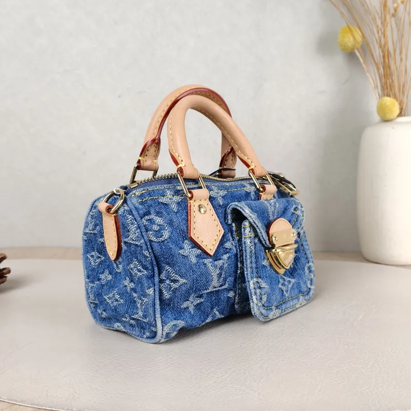 Louis Vuitton Crossbody Bag Speedy Nano Blue Edition nano 16 × 7.5 × 10 cm — cover view 3 of 6