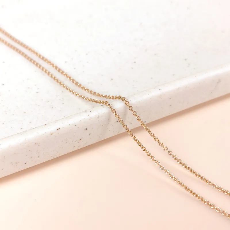 Hermès Necklace Finesse QP avé Diamond Necklace Rose Gold Diamond18KR ose Gold One Size 41cm — cover view 2 of 6
