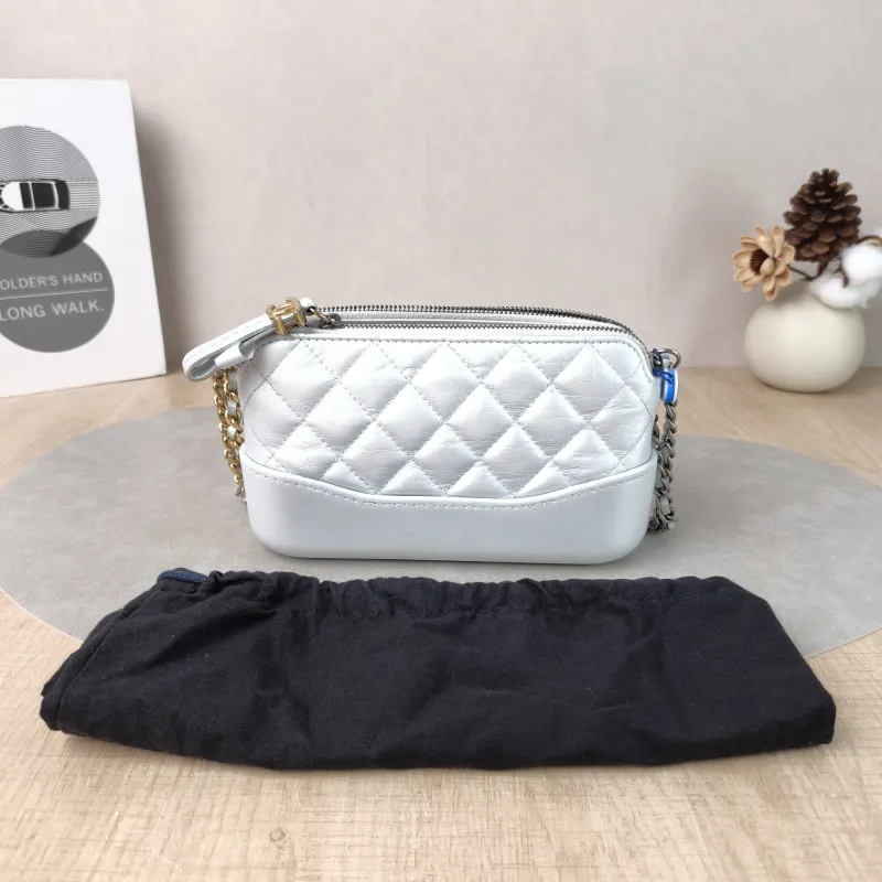 Chanel Crossbody Bag Gabrielle Gabrielle Bag Silver Calfskinmini19 × 4 × 10 cm — cover view 2 of 6