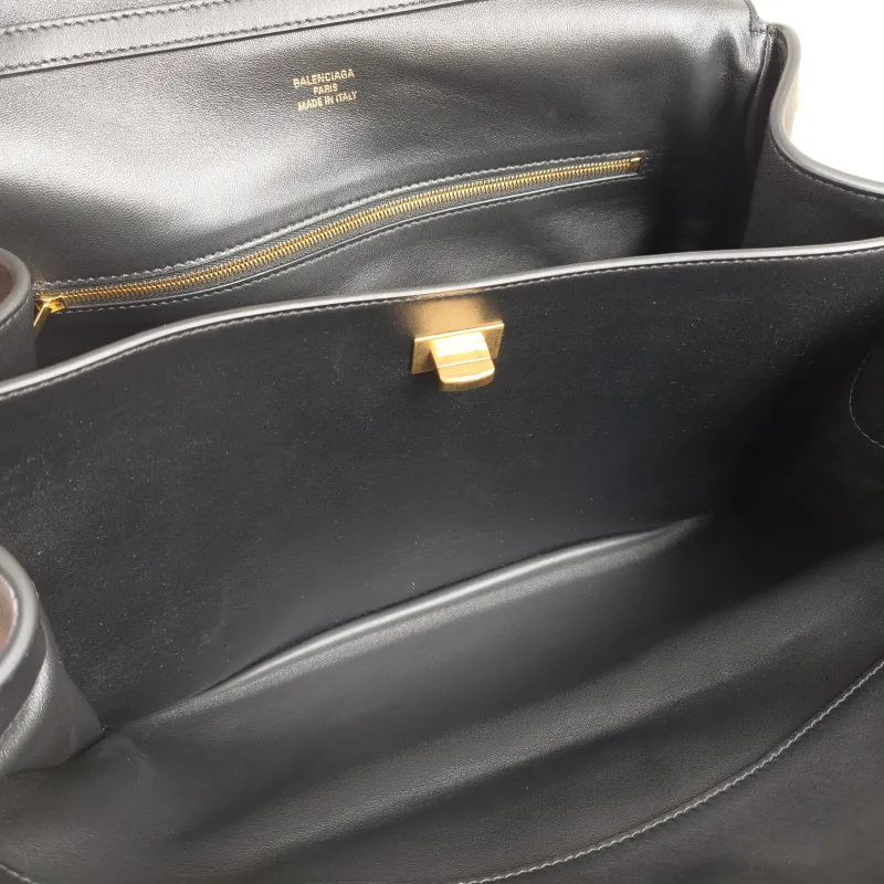 BALENCIAGA Crossbody Bag RODEO Black CC alfskin Medium 35 × 11 × 23.5 cm — detail view 1 of 14