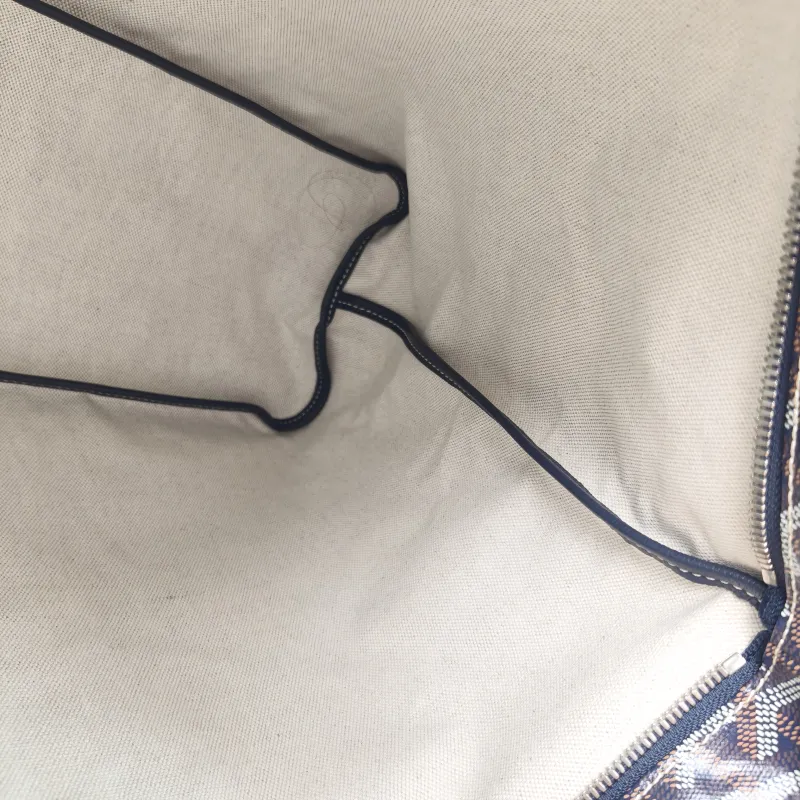 GOYARD Shoulder Bag Boheme Hobo​ Blue PVC Small 43 × 14 × 27 cm — detail view 10 of 12
