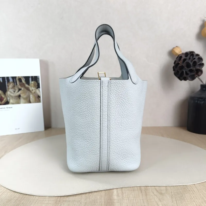 Hermès Top Handle Bag Picotin Lock 18 18 TC Calfskin Small 18 × 13 × 18 cm B — cover view 6 of 6