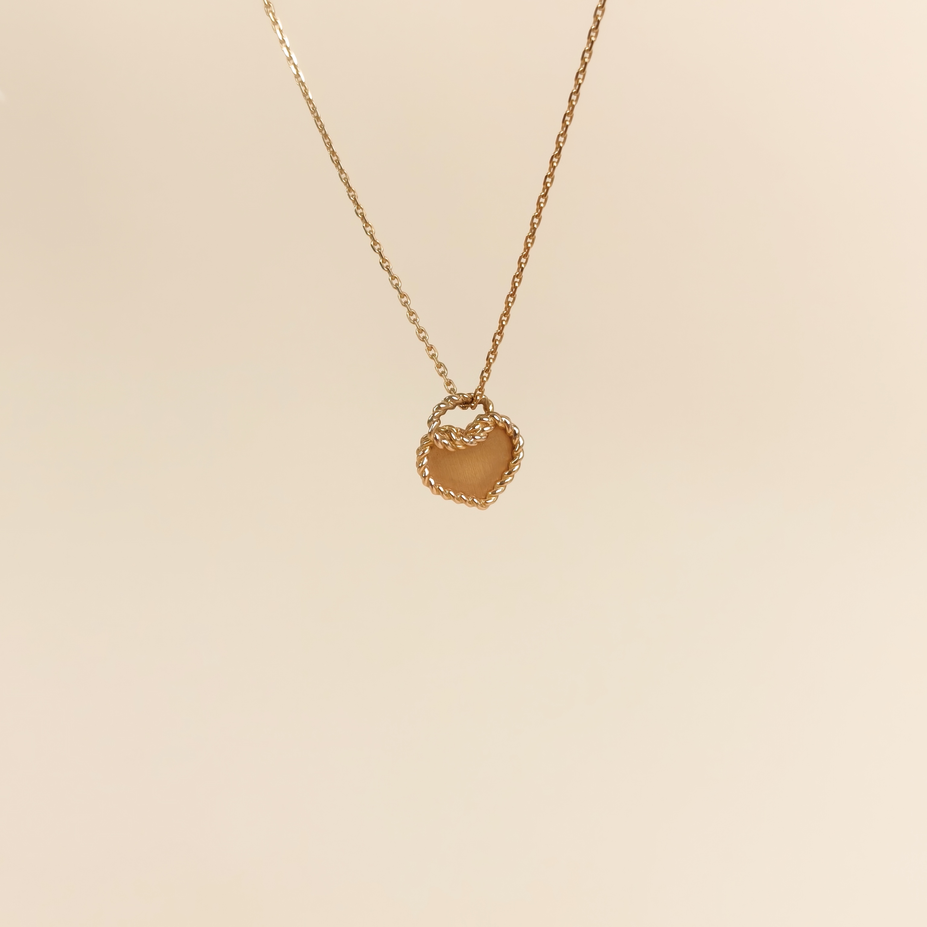 CARTIER Necklace Collection Necklace Rose Gold 18KR ose Gold One Size45cm