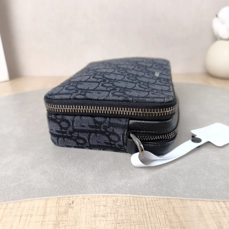 DIOR Shoulder Bag Oblique Jacquard Camera Bag Blue 17.5 × 5.5 × 12.5 cm — detail view 7 of 10