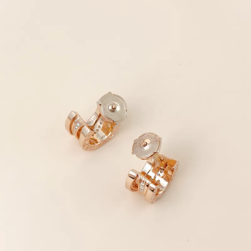 Bvlgari Earrings B.ZERO1Collection Earrings Rose Gold Diamond18KR ose Gold One Size — cover view 8 of 11