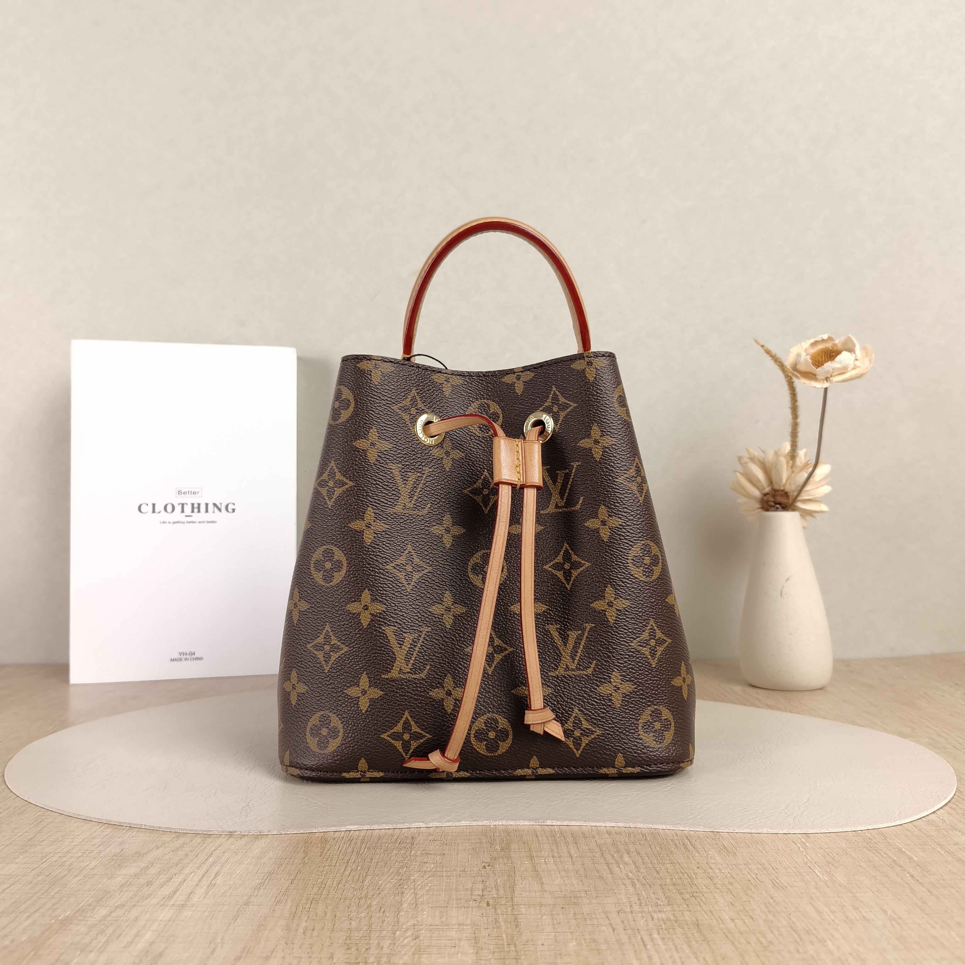 Louis Vuitton Crossbody Bag NÉONOÉ Bucket Bag BB Monogram PVCBB20 × 13 × 20 cm
