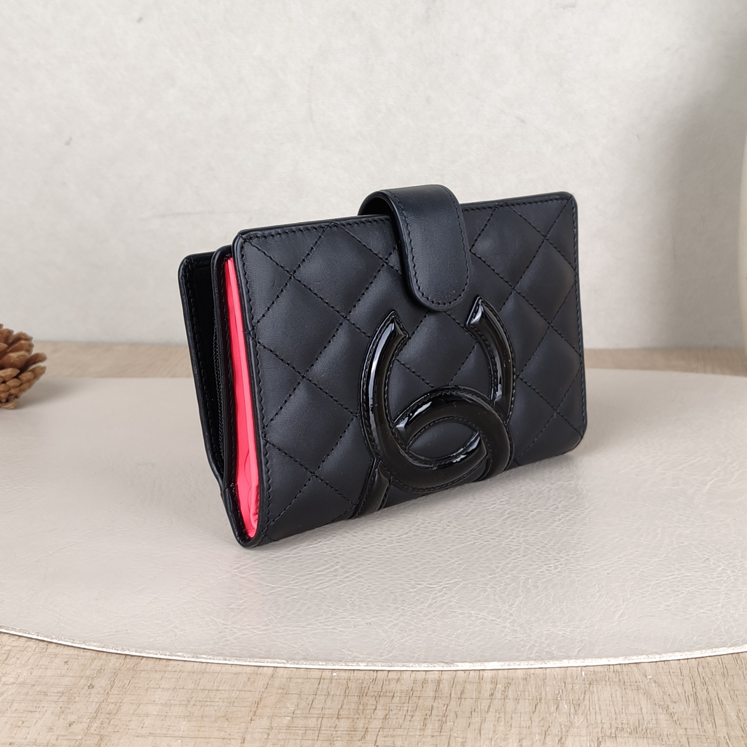 Chanel Wallet Wallet Black Calfskin 15 × 2 × 10 cm — cover view 4 of 5