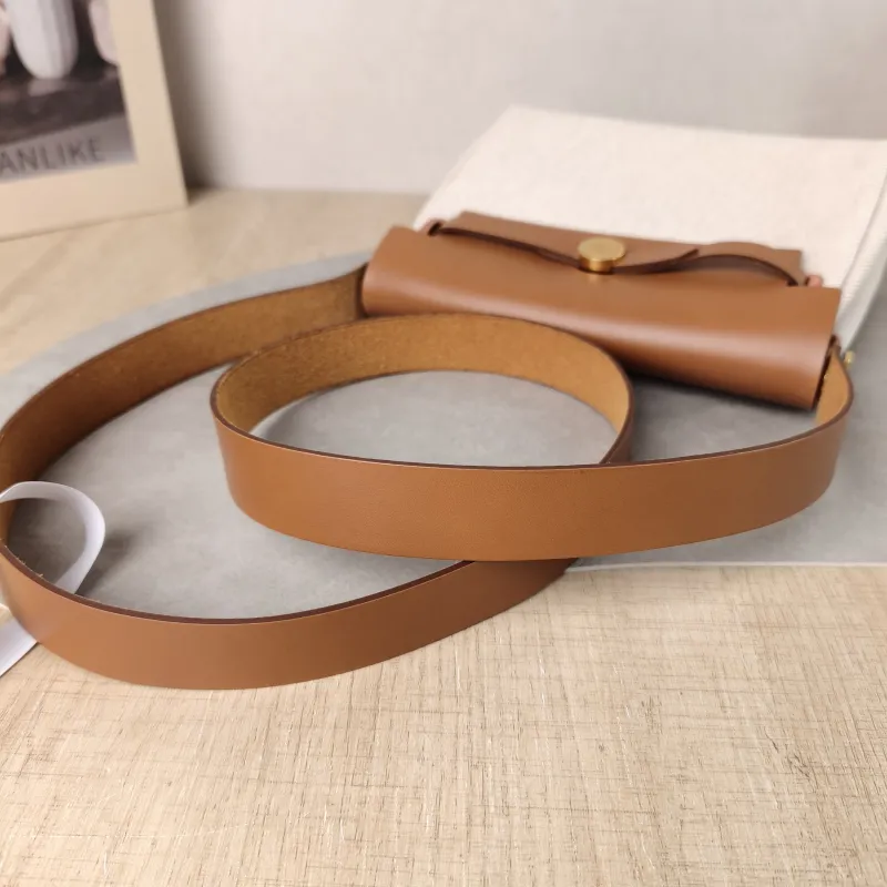 Hermès Shoulder Bag Herbag Zip 20 Beige Brown Calfskin，Canvas Mini 20 × 7 × 17 cm K — detail view 11 of 13