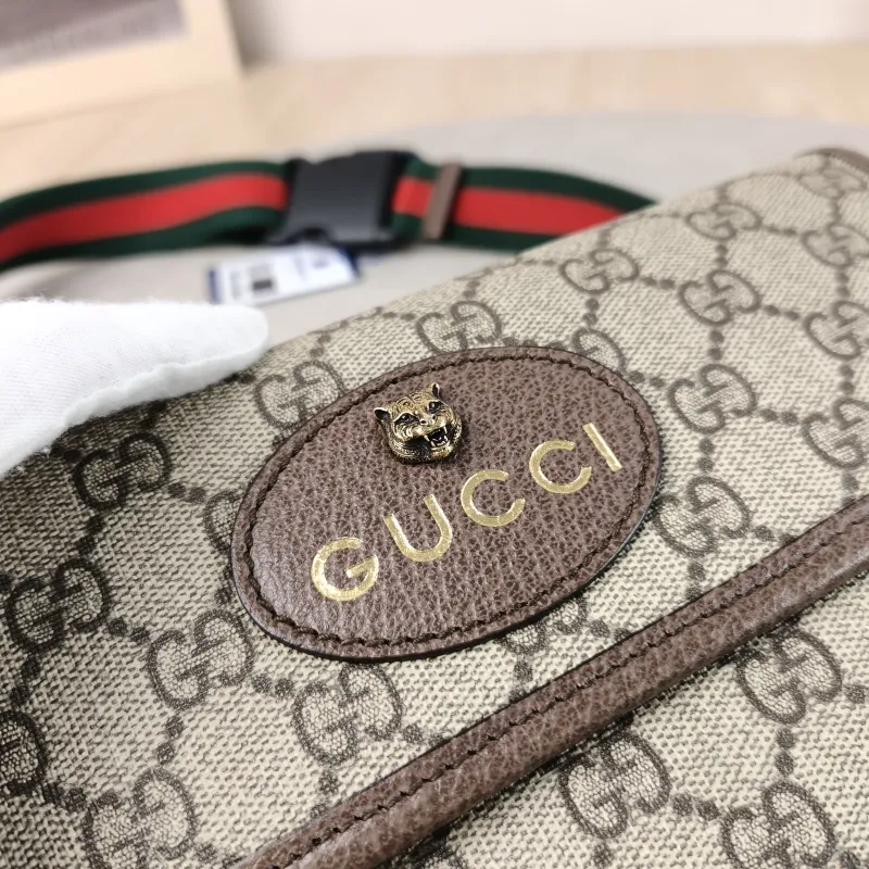 GUCCI Crossbody Bag Neo Vintage Belt Bag Monogram PVC Medium 24 × 4 × 17 cm — detail view 1 of 13