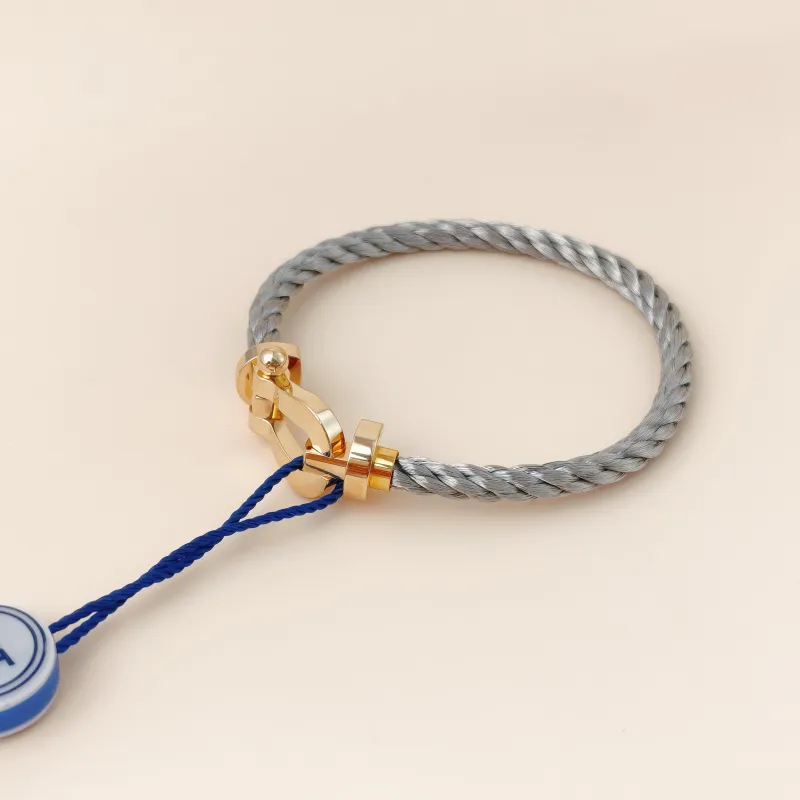FRED Bracelet Force 10 Collection Bracelet Gold 18KY ellow Gold Large 2.6*1.4cm — cover view 10 of 11
