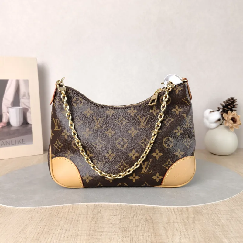 Louis Vuitton Crossbody Bag Boulogne PVC Small 26 × 9.5 × 16 cm
