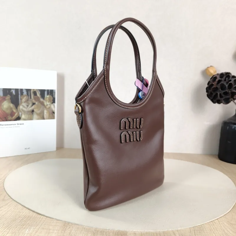 Miumiu Shoulder Bag IVY Tote Shopping Tote Calfskin Mini 20*24 — cover view 2 of 6