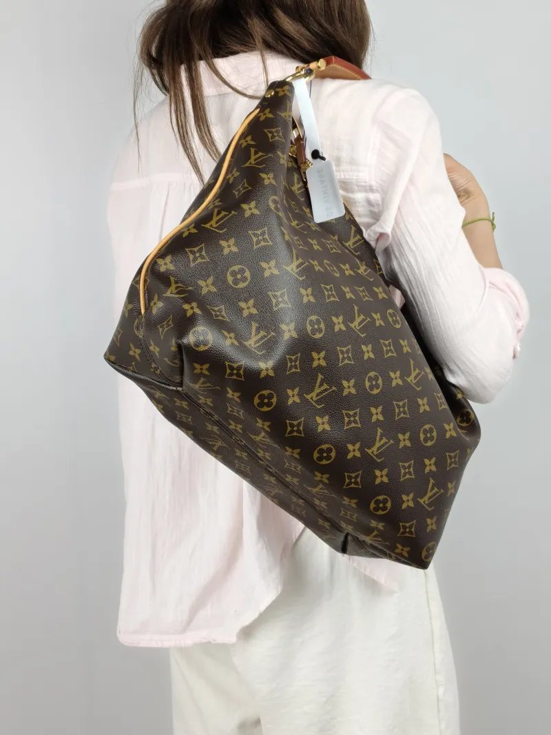 Louis Vuitton Shoulder Bag sully Shoulder Bag Monogram PVC Medium 35 × 14 × 31 cm — on-model view 3 of 3
