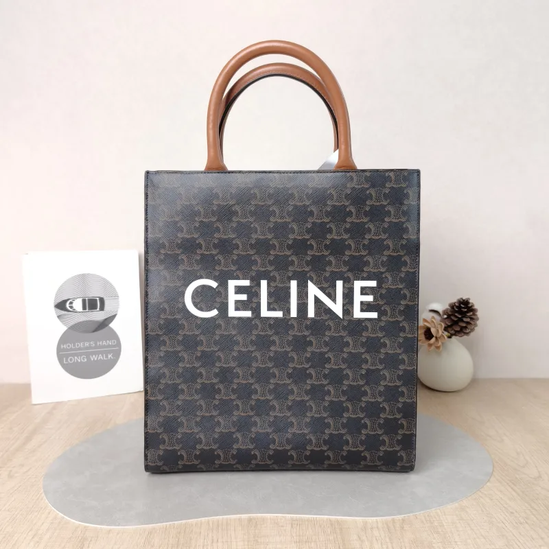 CELINE Crossbody Bag CABAS Monogram PVC Small 28.5 × 8 × 33 cm