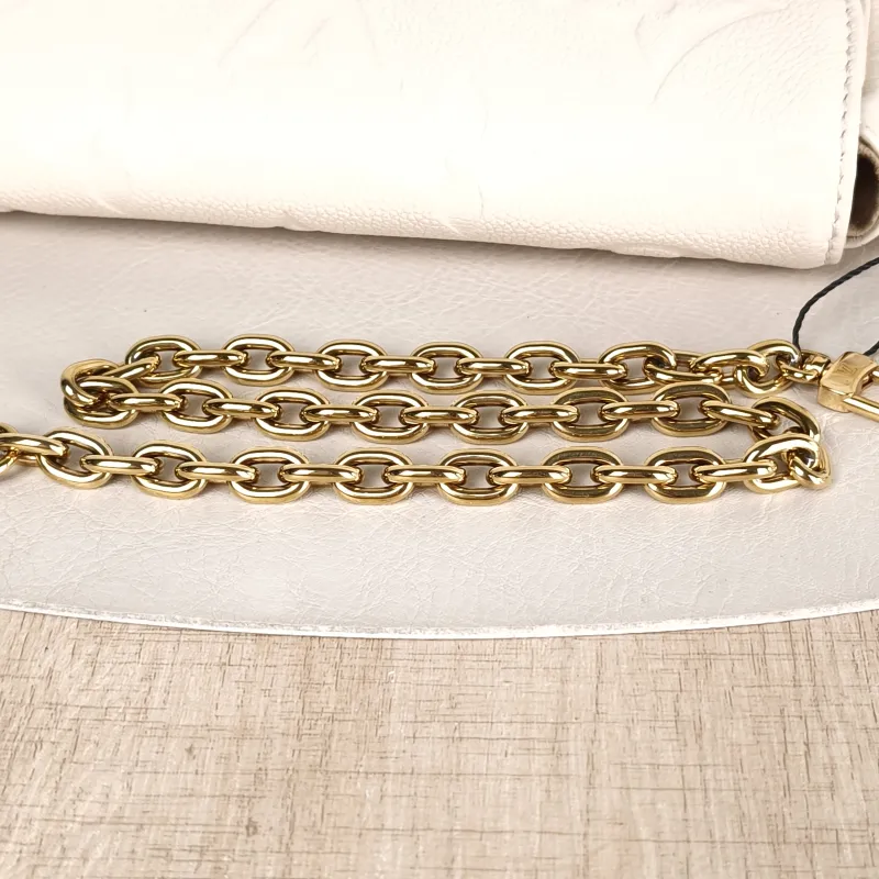 Louis Vuitton Crossbody Bag IVY White Monogram Empreinte Embossed Calfskin Small 23.5 × 4.3 × 12 cm — detail view 10 of 11
