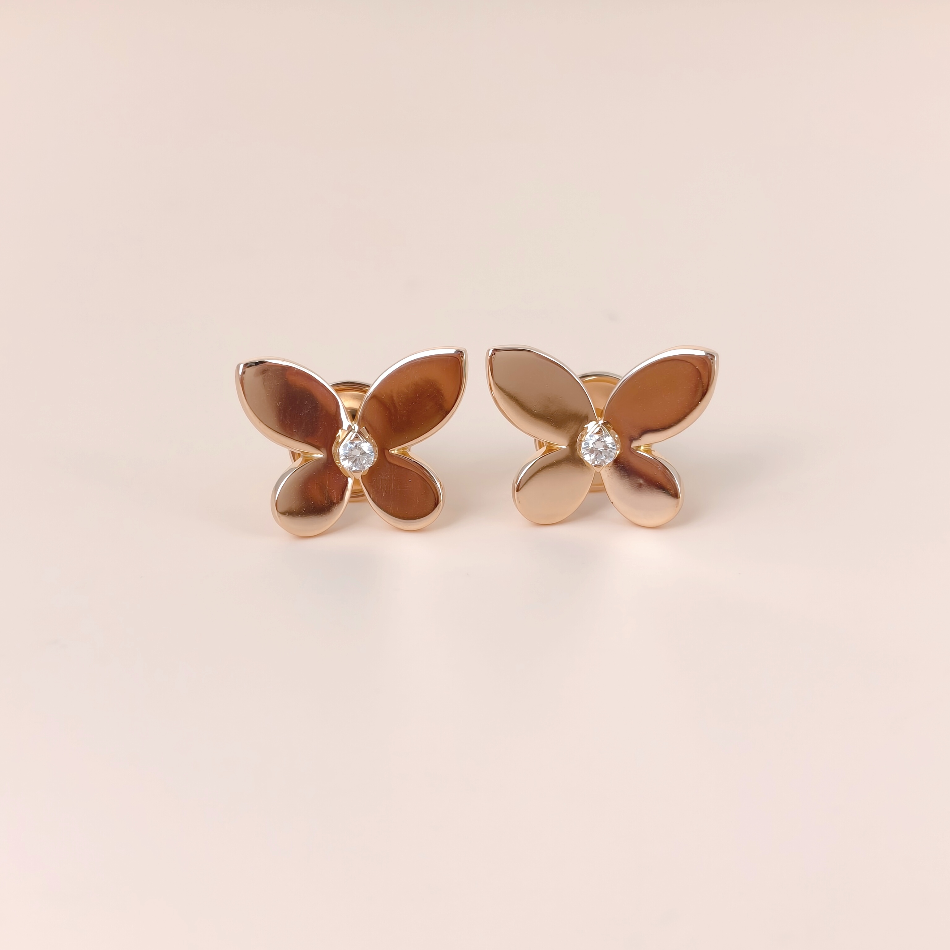 GRAFF Earrings Butterfly Collection Earrings Rose Gold Diamond18KR ose Gold One Size