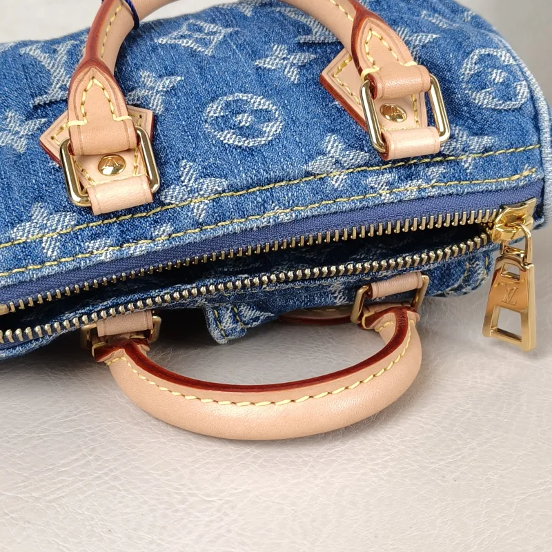 Louis Vuitton Crossbody Bag Speedy Nano Blue Edition nano 16 × 7.5 × 10 cm — detail view 3 of 13