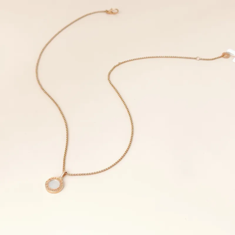 Bvlgari Necklace Collection Pearl Rose Gold 18KR ose Gold One Size 44cm โ cover view 5 of 8