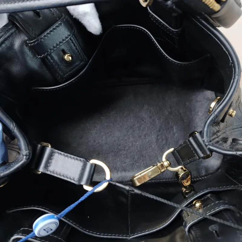 PRADA Top Handle Bag Tote Bag Black Calfskin One Size 29 × 15 × 17 cm — detail view 4 of 14
