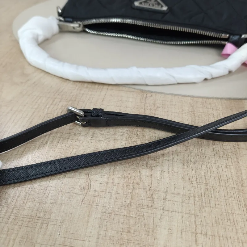PRADA Crossbody Bag Crossbody Bag Black Nylon One Size23 × 6 × 13 cm — detail view 1 of 11