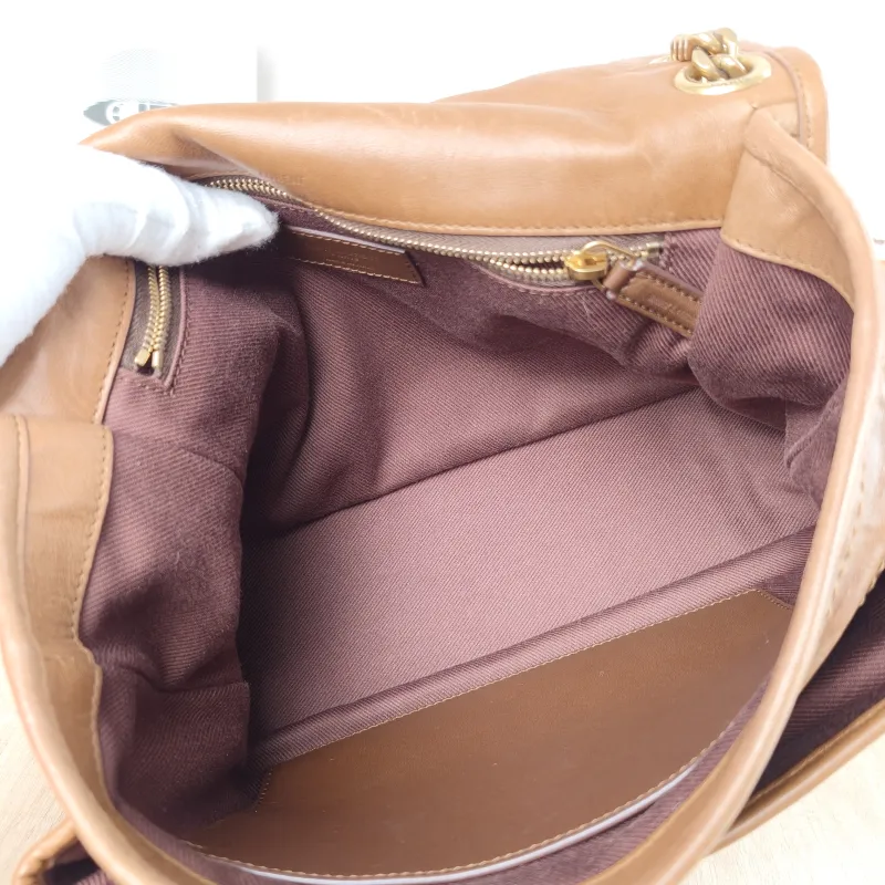 SAINT LAURENT Crossbody Bag Niki Caramel Medium 28 × 8.5 × 20 cm — detail view 1 of 14