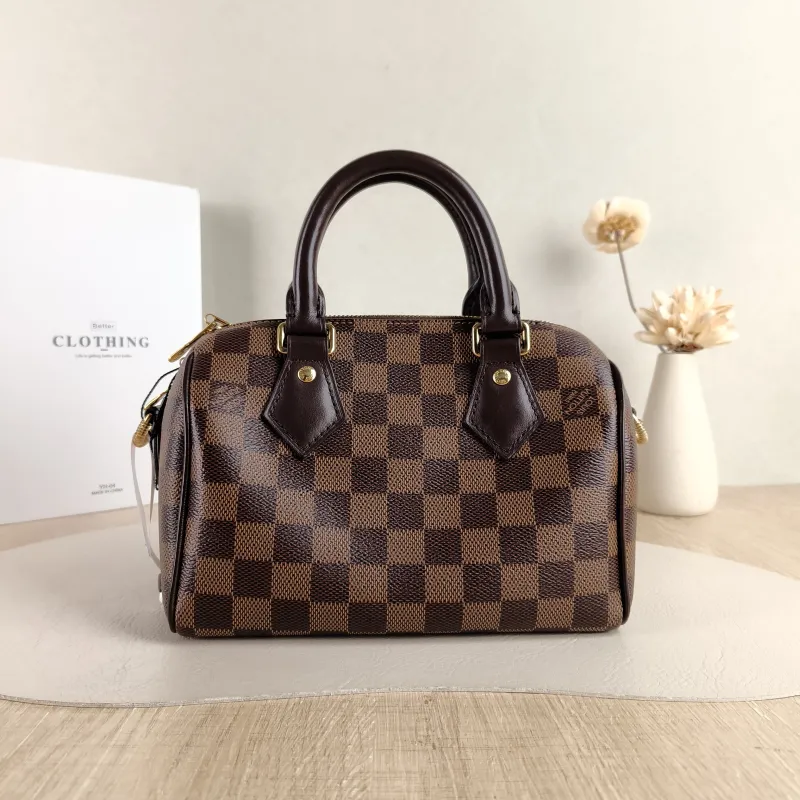 Louis Vuitton Crossbody Bag Speedy20 Shoulder Strap PVC Small 20.5 × 12 × 13.5 cm — cover view 4 of 6