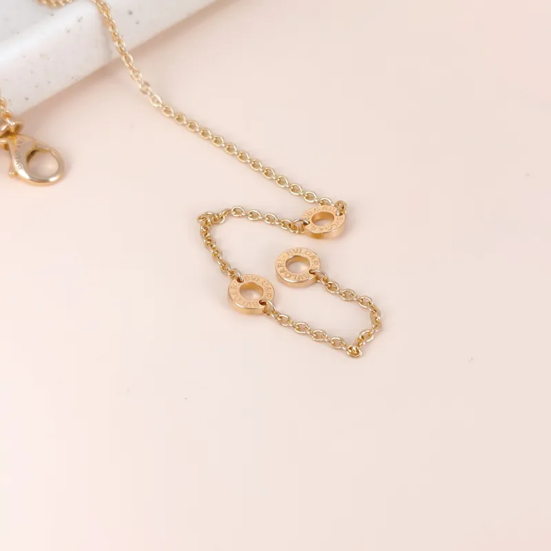 Bvlgari Necklace B.ZERO1Collection White Pavé Diamond Rose Gold Rose Gold Diamond18KR ose Gold One Size 46cm — cover view 4 of 9