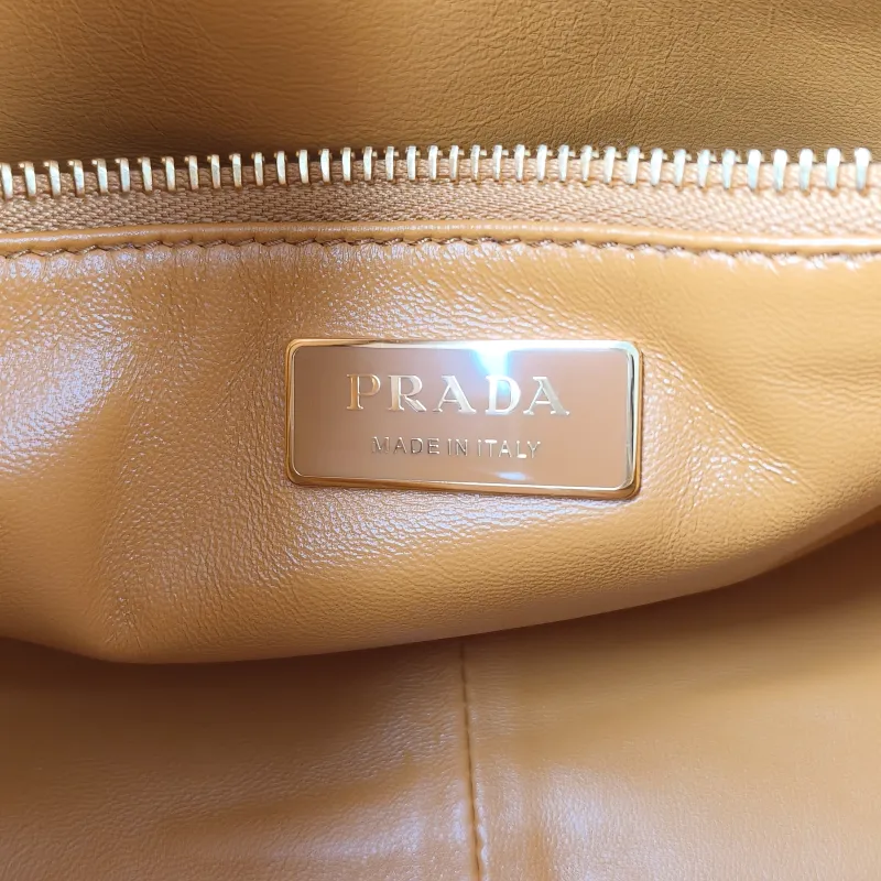 PRADA Shoulder Bag Aimée Yellow Calfskin One Size31 × 9 × 18 cm — detail view 2 of 13