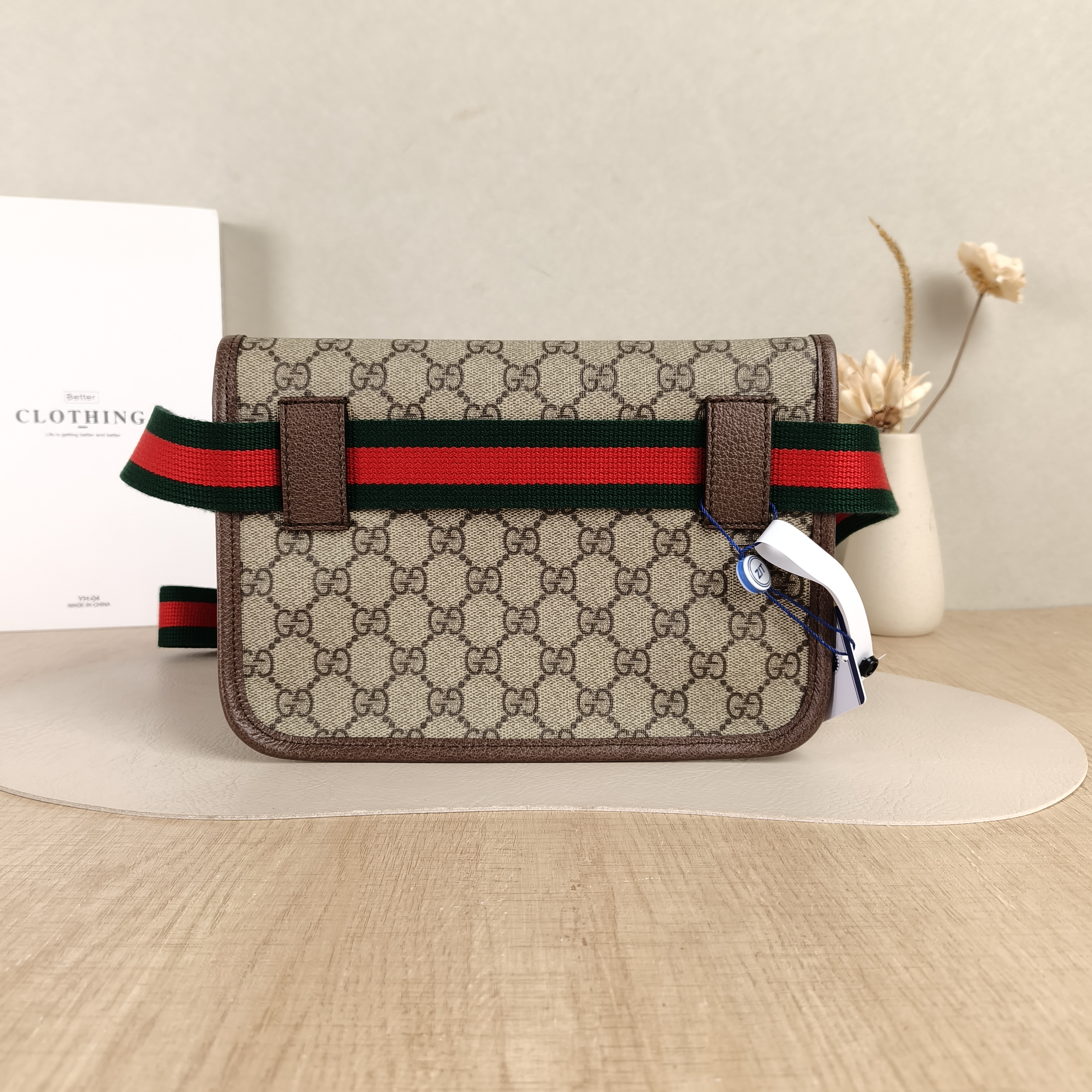 GUCCI Crossbody Bag Neo Vintage Belt Bag Monogram PVC Medium24 × 4 × 17 cm — cover view 2 of 6