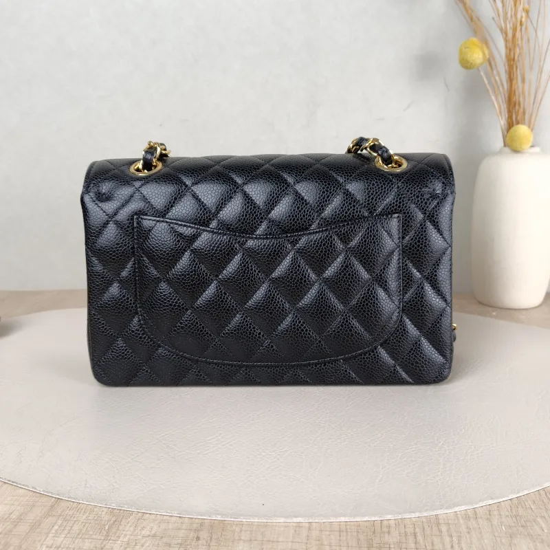 Chanel Crossbody Bag Classic Flap CF Black Grained Calfskin Small 23 × 6 × 14.5 cm 29 — cover view 3 of 5