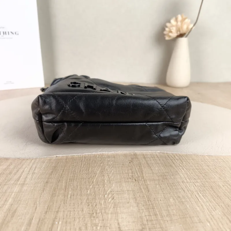 Chanel Shoulder Bag22Bag Black CC alfskinmini20 × 6 × 19 cm — cover view 6 of 6