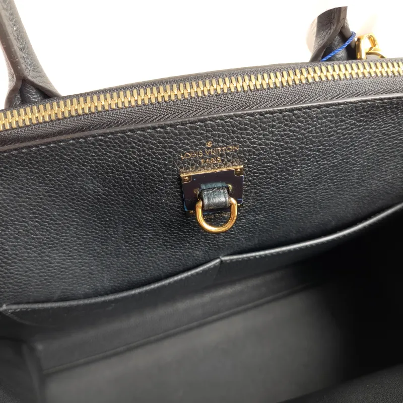 Louis Vuitton Crossbody Bag CITY STEAMER Shoulder Bag Black Calfskin Large 34 × 14 × 29 cm — detail view 8 of 12